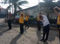 Jaga Kesehatan Personil, Polsek Krembangan Gelar Olahraga Pagi