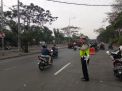 Satlantas Polres Tanjung Perak Gelar Pengaturan Pagi Cegah Kemacetan