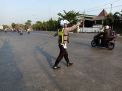Satlantas Polres Tanjung Perak Gelar Pengaturan Lalu Lintas Pagi Cegah Kemacetan