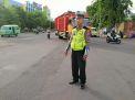 Cegah Kemacetan di Pagi Hari, Unit Lantas Polsek Pabean Cantikan Lakukan Pengaturan Rutin