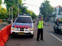 Unit Lantas Polsek Pabean Cantikan Atur Lalu Lintas Pagi, Bantu Keberangkatan Pekerja