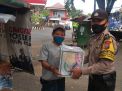 Babinkamtibmas Bongkaran Bagikan Paket Sembako Untuk Warga Terdampak Pandemi Covid-19