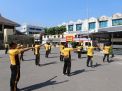 Jaga Kebugaran Personil, Polres Tanjung Perak Gelar Olahraga Pagi