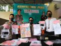 Polres Tanjung Perak Gelar Konferensi Pers Pengungkapan Kasus Surat Keterangan Rapid Tes Palsu