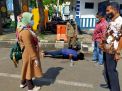 Kanit Intelkam Polsek Semampir Pimpin Operasi Penertiban Masker di Jalan KH Mas Mansyur