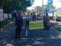 Polsek Kenjeran Gelar Operasi Penertiban Masker di Akses Tol Suramadu Jalan HM Noer