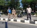 Wakapolsek Kenjeran Pimpin Operasi Penertiban Masker di Akses Tol Suramadu
