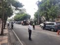 Polsek Pabean Cantikan & Personil Gabungan Gelar Operasi Masker, Jaring 9 Pelanggar di Jalan Stasiun Kota
