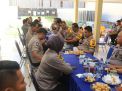 Kapolres Tajung Perak Pimpin Kegiatan Anev Bulanan