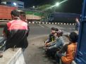 Satsabhara Polres Tanjung Perak Patroli Malam Antisipasi 3 C ke Pelabuhan Roro