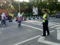 Polsek Kenjeran Atur Lalu Lintas Pagi  Cegah Kemacetan
