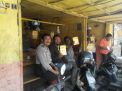 Babinkamtibmas  Pegirian Sebar Brosur SPKT Door To Door
