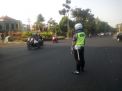 Cegah Kemacetan, Satlantas Polres Tanjung Perak Lakukan Pengaturan Pagi