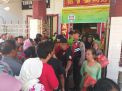 Polsek Pabean Cantikan Pam Pembagian Paket Sembako Gratis