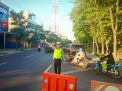 Satlantas Polres Tanjung Perak Berikan Pelayanan Melalui Pengaturan Pagi