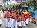 Babinkamtibmas Krembangan Utara Sampaikan Pesan Rajin Belajar Kepada Murid-Murid SD