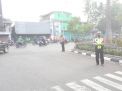 Berikan Pelayanan Masyarakat, Polsek Krembangan Laksanakan Pengaturan Lalu Lintas Pagi