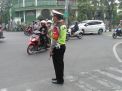 Unit Lantas Polsek Semampir Lakukan Pengaturan Pagi Cegah Kemacetan