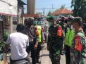 Sambang Pasar Kalianak Timur, Polsek Krembangan Laksanakan Operasi Penertiban Masker