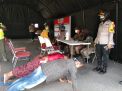 Kapolsek Kenjeran Pimpin Razia Masker di Akses Tol Suramadu