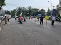 Wakapolsek Semampir Pimpin Operasi Penertiban Masker Gabungan Bersama Satpol PP di Jalan KH Mas Mansyur
