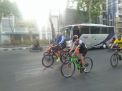 Pengamanan Jalur Lintasan Funbike Kapolres  Tanjung Perak & PT Pelindo III