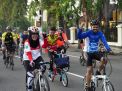 Wujudkan Sinergitas, Kapolres Tanjung Perak Ikuti Kegiatan Gowes Bareng