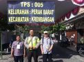 Babinkamtibmas Perak Barat Pantau Keamanan TPS Jalan Ikan Lumba-Lumba