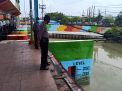 Deteksi Dini Banjir, Polsek Asemrowo Pantau Debit Air di Rumah Pompa