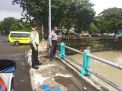 Polsek Pabean Cantikan Pantau Debit Air, Waspada Potensi Banjir