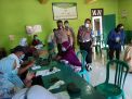 Polsek Krembangan Lakukan Pengamanan Vaksinasi Covid-19 di Tambak Asri