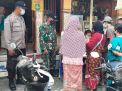 Polsek Pabean Cantikan Amankan Pengambilan Bantuan Sembako Untuk Warga Terdata PKH