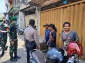 Polsek Pabean Cantikan Lakukan Operasi Penertiban Masker Mobile Bareng Koramil