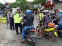 Polsek Asemrowo Bersama Personil Gabungan Gelar Razia Masker di Jalan Tanjungsari