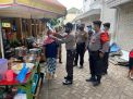 Polsek Krembangan Lakukan Operasi Penertiban Masker di Pasar Nelayan Bersama Anggota Koramil