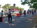 Polsek Kenjeran Gelar Operasi Penertiban Masker Bareng Dishub & Satpol PP di Akses Suramadu