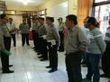 Kapolsek Semampir Pimpin Apel Pengamanan Takbir Lebaran