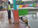 Polsek Asemrowo Pantau Ketinggian Air Sungai, Antisipasi Musibah Banjir
