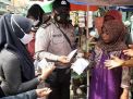 Babinkamtibmas Krembangan Utara Bersama Ibu-Ibu Kader PKK Bagikan Masker Gratis