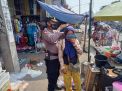 Polsek Kenjeran Gencar Lakukan Pemantauan Prokes di Pasar-Pasar