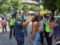 Polsek Pabean Cantikan Laksanakan Operasi Penertiban Masker di Jalan Stasiun Kota