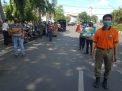 Polres Tanjung Perak Gelar Operasi Penertiban Masker di Jalan Stasiun Kota
