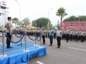 Kapolres Tanjung Perak Pimpin Upacara Gelar Pasukan Operasi Lilin Semeru 2018