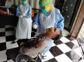 Cegah Penyebaran Covid-19, Personil Polres Pelabuhan Tanjung Perak Ikuti Swab Tes