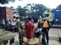 Bersama Instansi Samping, Polsek Pabean Cantikan Gencar Lakukan Operasi Masker