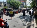 Polsek Semampir Laksanakan Operasi Yustisi Penertiban Masker di Depan Pintu Masuk Wisata Religi Ampel