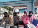 Kapolres Tanjung Perak Pantau Pelaksanaan Vaksinasi Drive Thru di Depan Mako