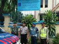Cegah Kriminalitas & Teroris, Polsek Semampir Gabung TNI Lakukan Patroli Gereja