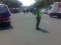 Unit Lantas Polsek Pabean Cantikan Atur Lalu Lintas Sore Cegah Kemacetan