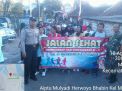 Babinkamtibmas Morokrembangan Lakukan Pengamanan Acara Jalan Sehat